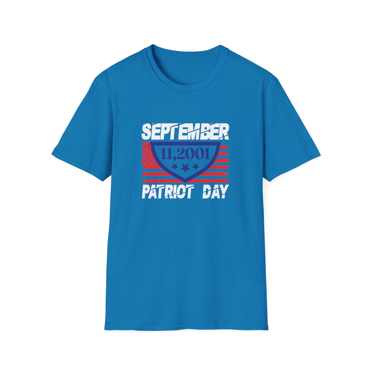 September 11 2001 Patroit Day Unisex Softstyle T-Shirt