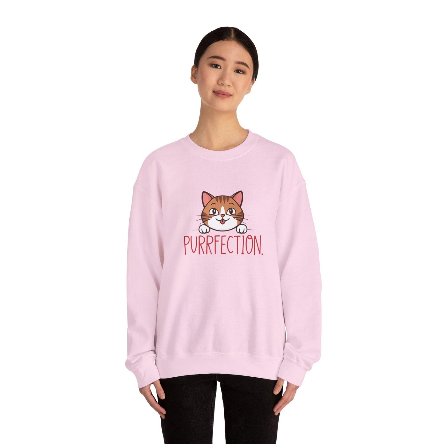 Purrfection Unisex Heavy Blend™ Crewneck Sweatshirt