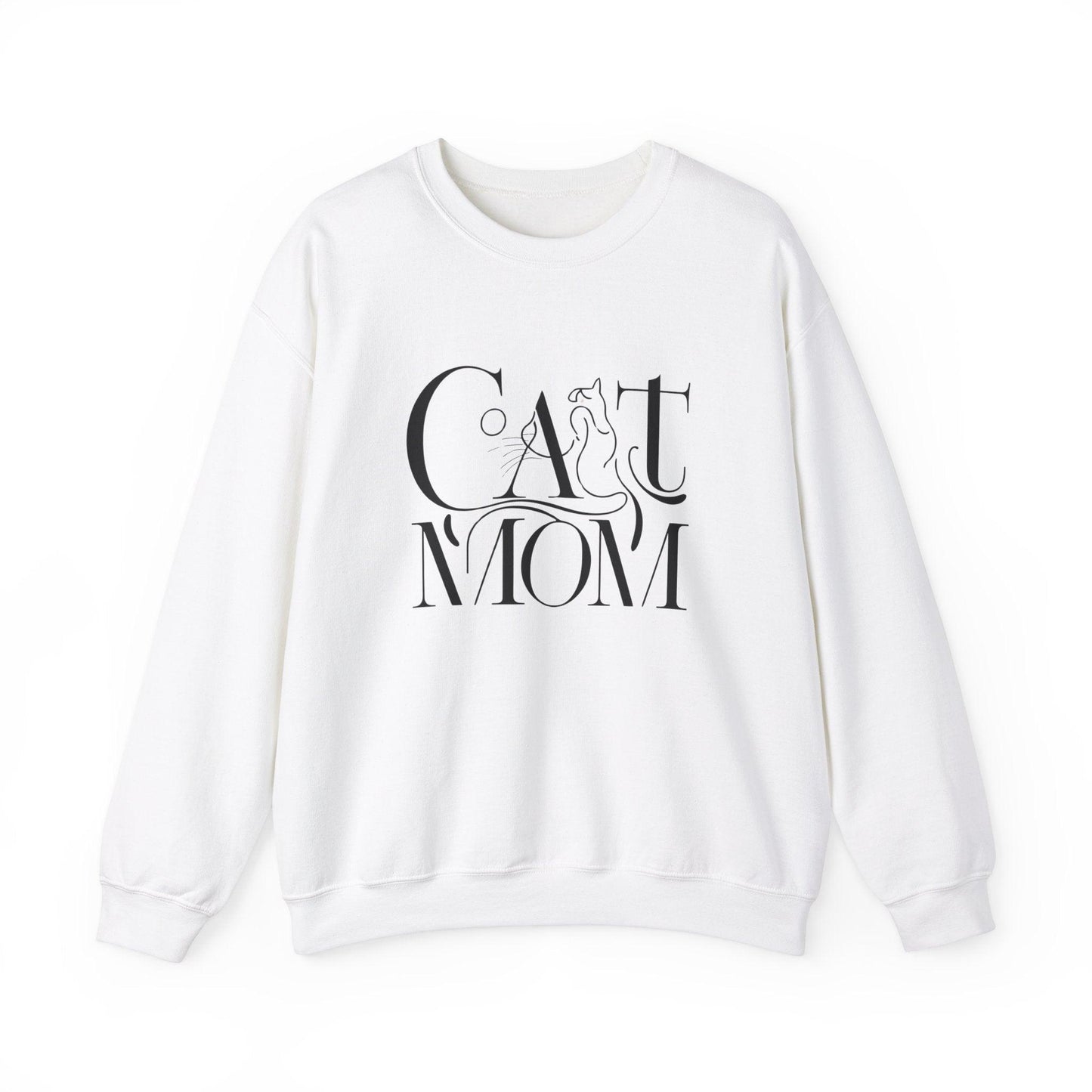 Cat Mom Unisex Heavy Blend™ Crewneck Sweatshirt