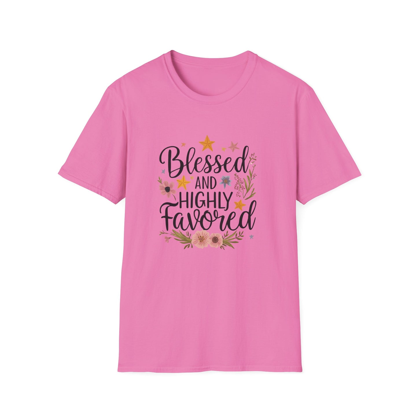 Blessed and Highly Favored Unisex Softstyle T-Shirt