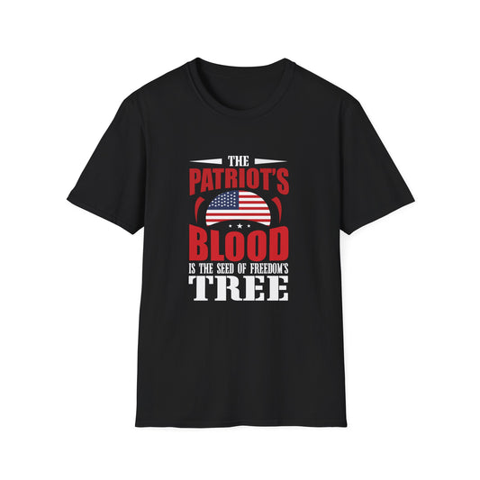 The Patriot Blood Is The Seed Of Freedom's Tree Unisex Softstyle T-Shirt