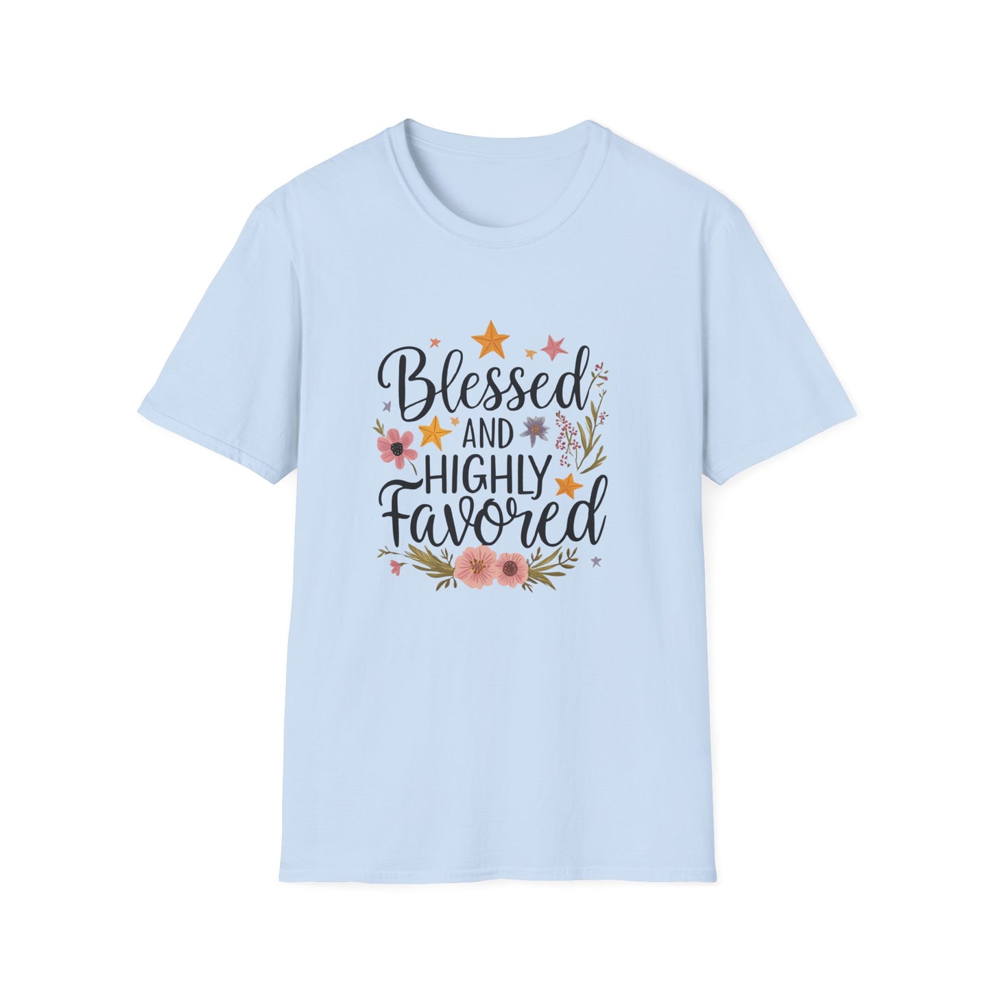 Blessed and Highly Favored Unisex Softstyle T-Shirt