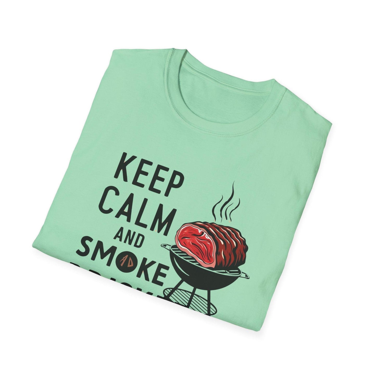 Keep Calm and Smoke Brisket Unisex Softstyle T-Shirt