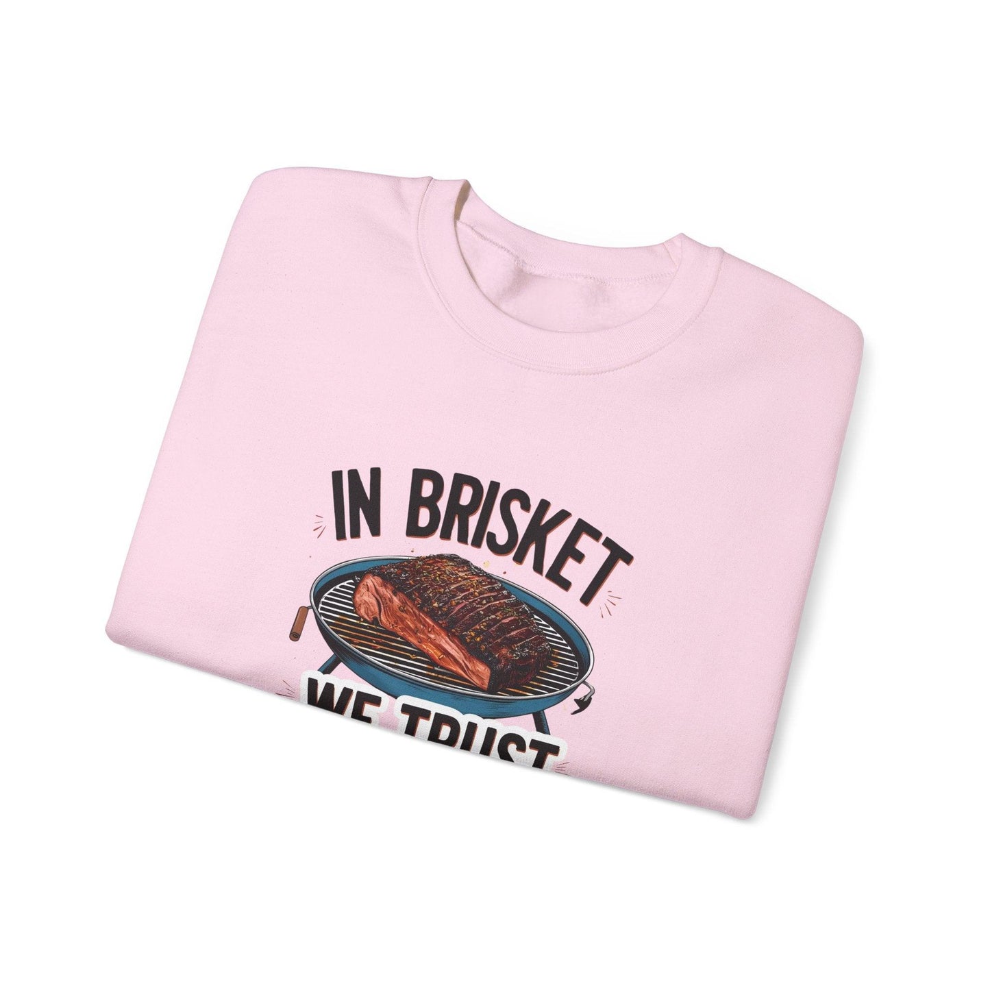 In Brisket We Story Unisex Heavy Blend™ Crewneck Sweatshirt