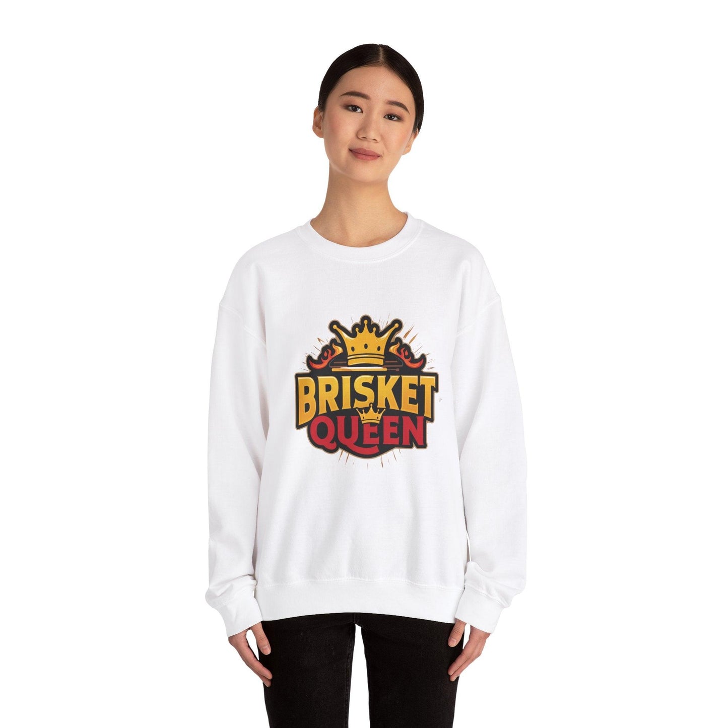 Brisket Queen Unisex Heavy Blend™ Crewneck Sweatshirt