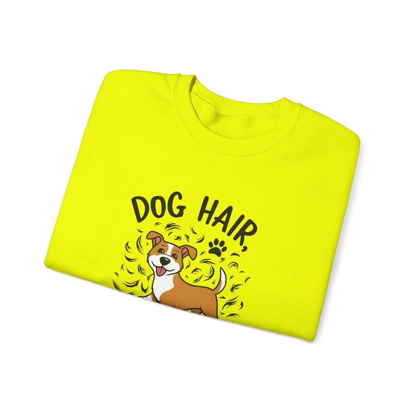 Dog Hair Dog Don't Care Unisex Heavy Blend™ Crewneck Sweatshirt