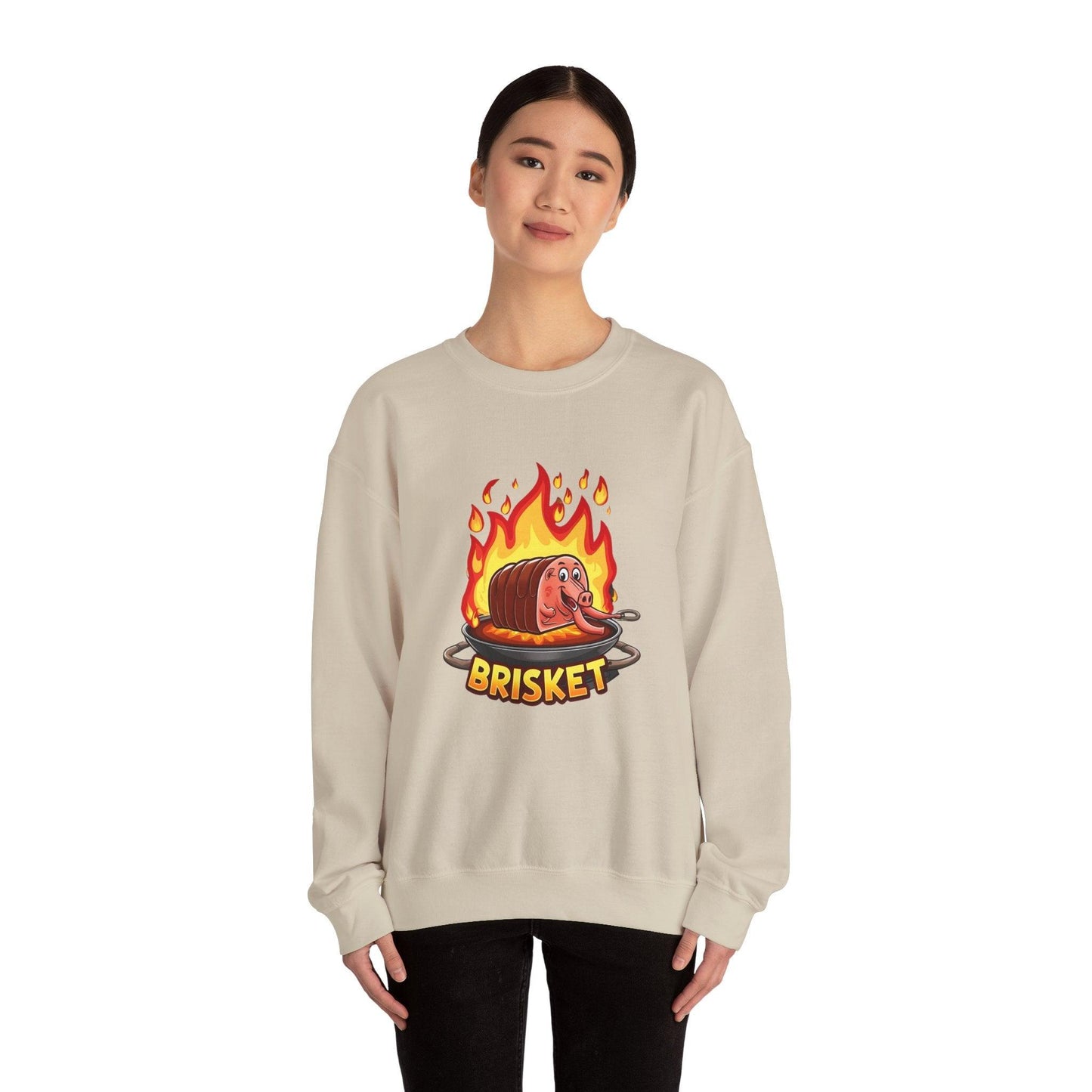 Hot Brisket Unisex Heavy Blend™ Crewneck Sweatshirt