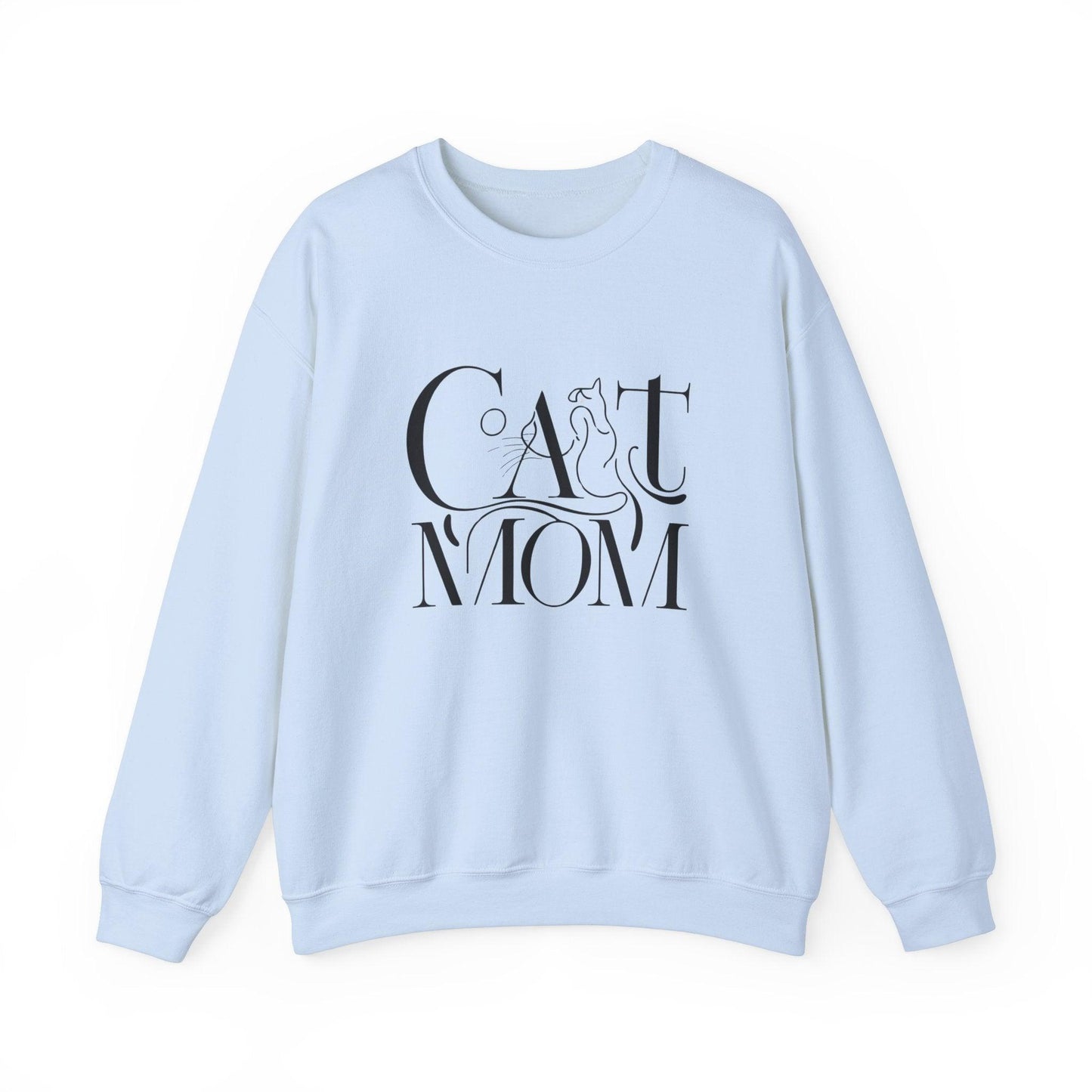 Cat Mom Unisex Heavy Blend™ Crewneck Sweatshirt